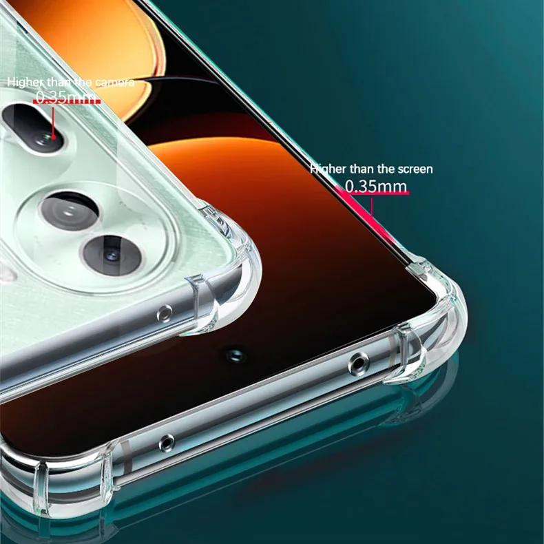 Противоударный чехол из ТПУ с подушкой безопасности для OPPO Reno 12 Pro 5G 11 10, защитный чехол, чехол Fundas Coque Shell