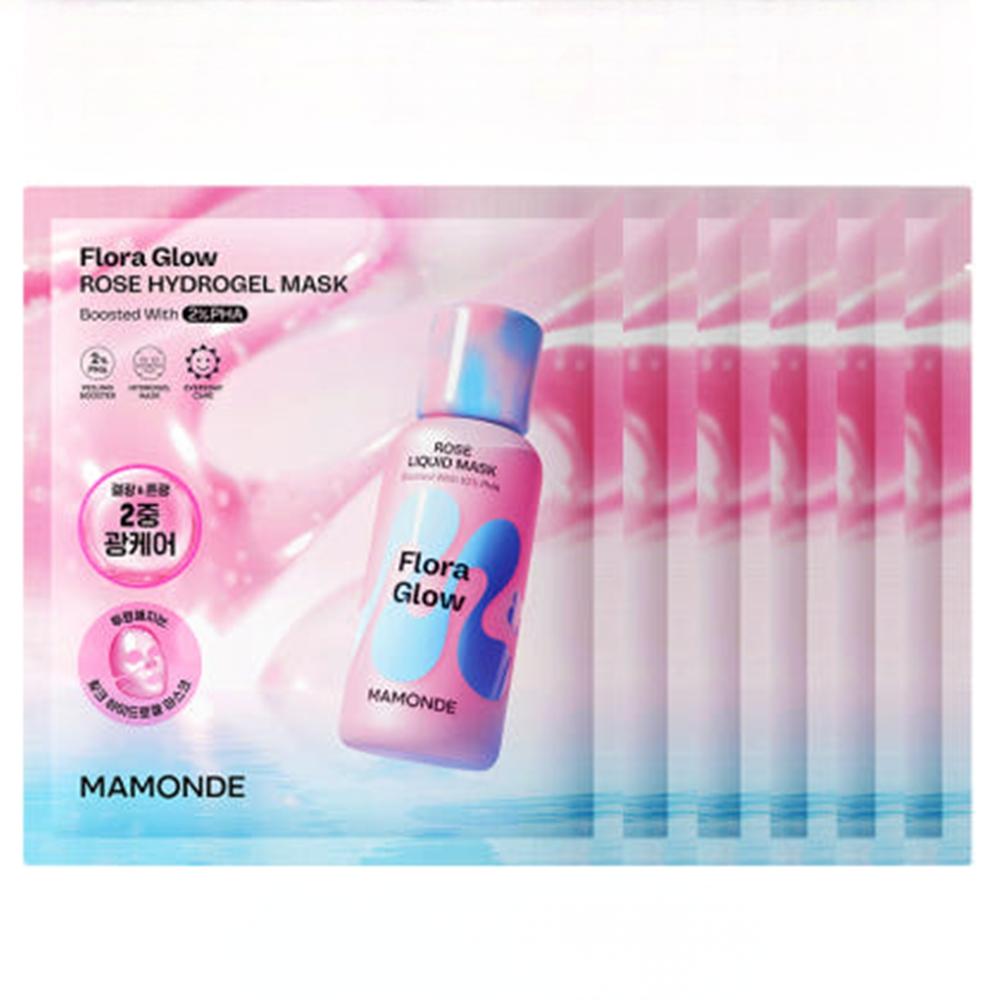 Mamonde Flora Glow Розовая гидрогелевая маска 42г