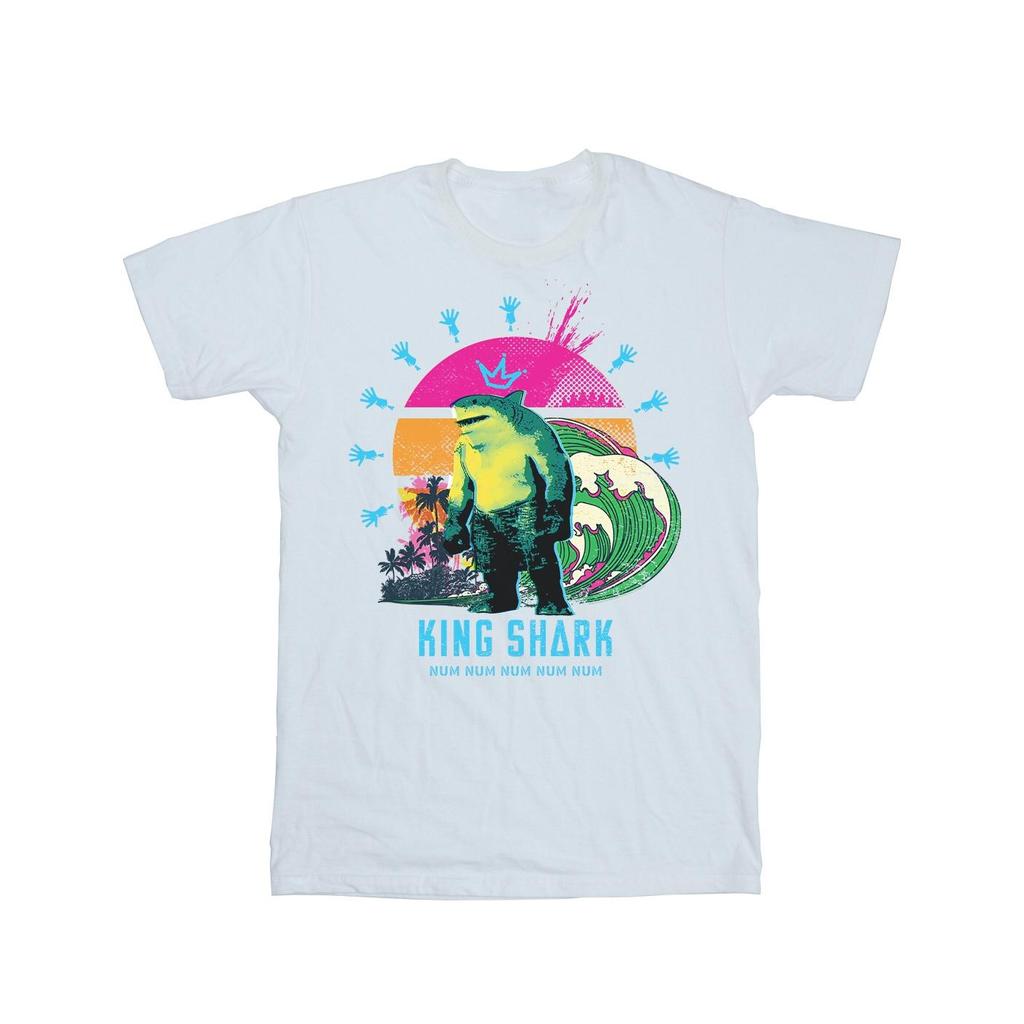 DC Comics Womens/Ladies The Suicide Squad King Shark Cotton Boyfriend T-Shirt