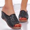 Fashion Women Shoes Sandals Summer Outdoor Walking Shoes Slip On Sandals Ladies Wedge Women's Shoes Retro Woman Slippers Footwear Female