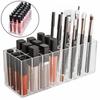 24 Slots Makeup Brush Storage Box Lipstick Holder Display Case Lear Acrylic Cosmetic Storage Box Lipgloss Stand Sundry Organizer