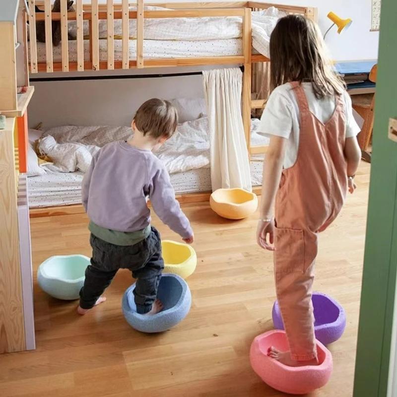 Набор балансирующих ступенек, игра для детей, сенсорная пена, речные прыжки, ступеньки, камни, домашние и уличные семейные игры, забавная игра, игрушка в подарок