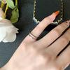 Серебро 925 Геометрия Двухслойные Регулируемые Винтажные Женские Кольца Красивые Роскошные Высококачественные Ювелирные Аксессуары Ювелирные изделия