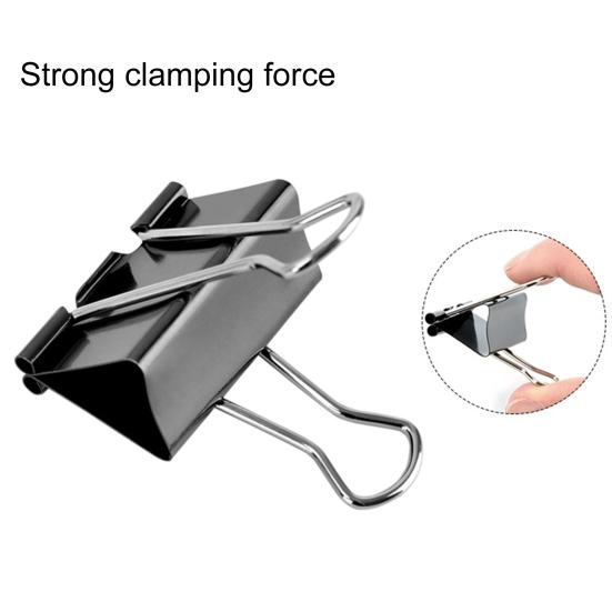 12/24/48/40/60 шт. различные характеристики зажимы для документов хорошая эластичность длинный хвост черные зажимы для документов офис