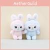 Милая мультяшная плюшевая кукла-кролик, мягкий материал, очаровательный аксессуар-брелок, подарок