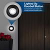 Waterproof LED Metal Doorbell Push Button Round Metal Doorbell Push Button Classic Design Long Lasting Performance