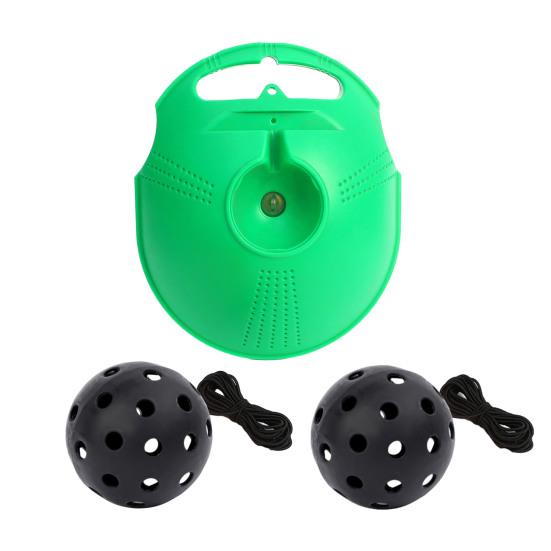 Портативный тренажер для пиклбола, мяч с отскоком и веревкой, стабильный, прочный, легкий, тренировочное устройство для пиклбола, тренировочный инструмент