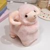 Nice 1pc 25/35/45CM Little Sheep Plush Toys Cute White Goat Stuffed Soft Doll Pillow for Birthday Christmas Gifts