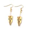 Rohan Kishibe Jojos Bizarre Adventure Alloy Earrings With Electroplated Finish For Cosplay