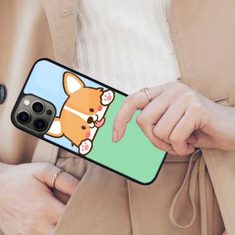 Cartoon Corgi Magnetic Phone Case For APPLE iPhone 17 Air 16 14 13 12 Pro Max 15 Plus Wireless Charge With MagSafe Cover