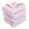 Imabari Certified Face Towels, Hiorie Fluffy Ribbed Towels, Set of 3, Lavender, Made In Japan with Precious Extra-Long Staple Cotton, Absorbent, Imaba