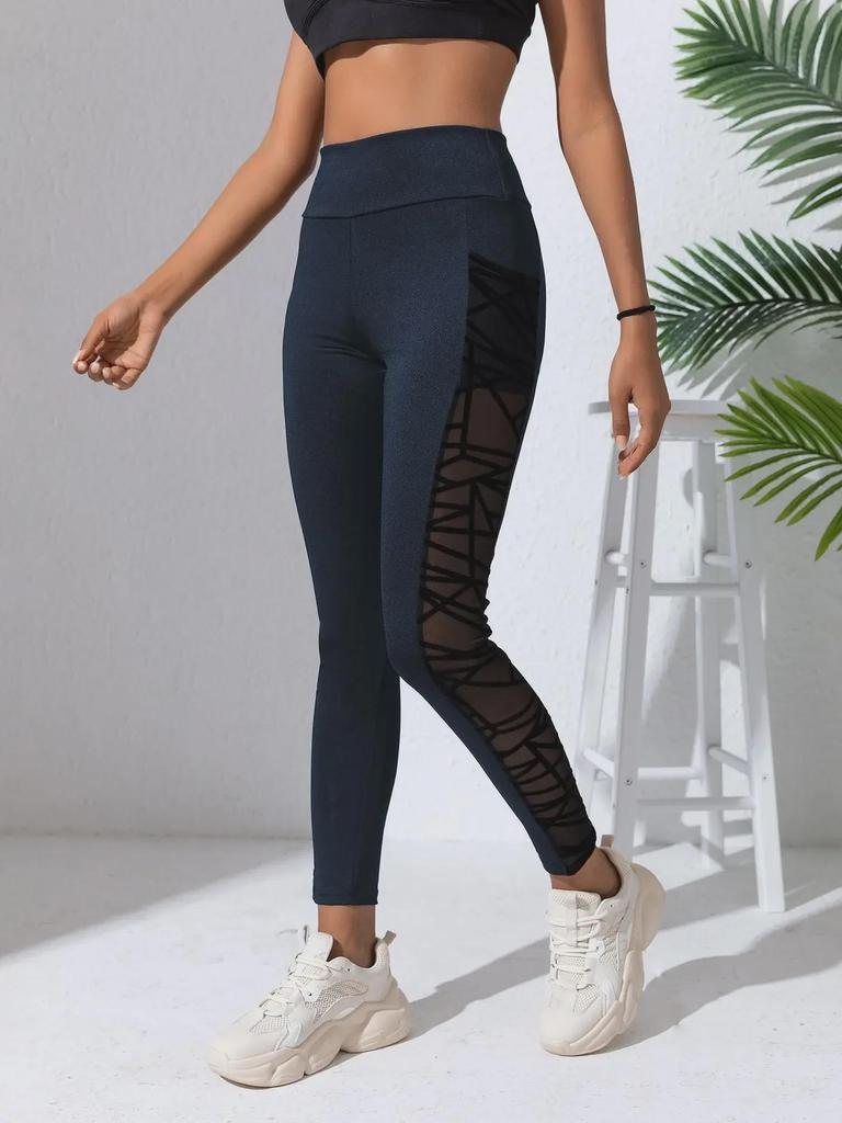 Штаны для йоги с высокой талией и карманами - женские леггинсы для фитнеса с подтяжкой бедер