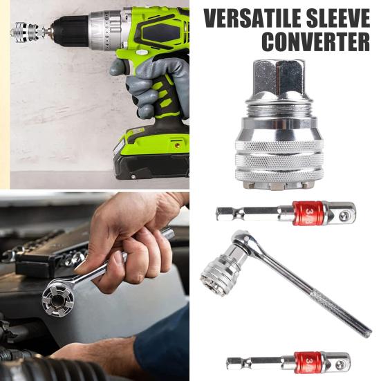 Набор универсальных регулируемых торцевых ключей для работы одной рукой, многофункциональный приводной храповой механизм 10-19 мм