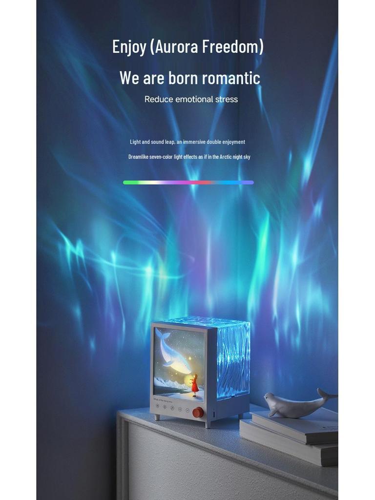 Aurora Treasure Box Projector: Romantic Bedroom Night Light & Birthday Gift 2025