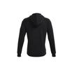 Under Armour Мужская флисовая толстовка с капюшоном с логотипом Rival, черная 1366363-001