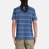 Timberland Полосатый свитер с коротким рукавом Поло Рубашка мужская топы Синий A2ECF-DJ5