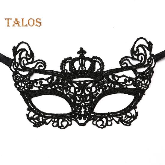 Черная кружевная маска, сексуальная полая маска на половину лица, дышащая маска для вечеринки, венецианские костюмы для маскарада, косплея, карнавала