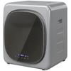 2.5kg Vented Tumble Dryer with Smart Mode, 800W Compact Tumble Dryer with Stainless Steel Tub, Silver Tone