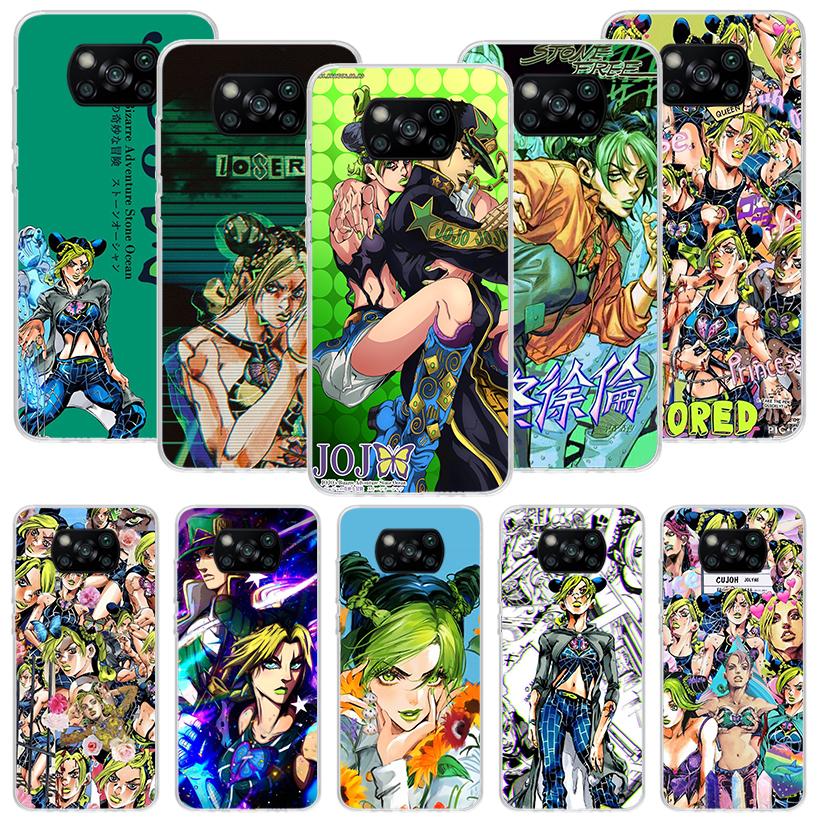 Чехол для телефона JoJo's Bizarre Adventure Джолин Куджо Для Xiaomi Poco X7 X6 X5 Pro F7 Ultra Redmi 15C 15 13 13C 12 12C 10 10A 10C 9 9A