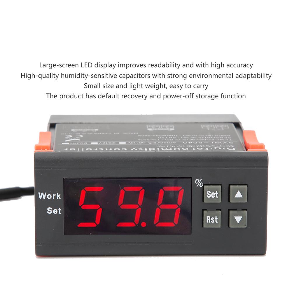 Цифровой контроллер влажности высокой точности со светодиодным экраном для увлажнителя SVWL8040 AC220V