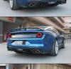 18-23 Ford Mustang AC Style Carbon Fiber Rear Lip Spoiler with Four-Outlet Body Kit