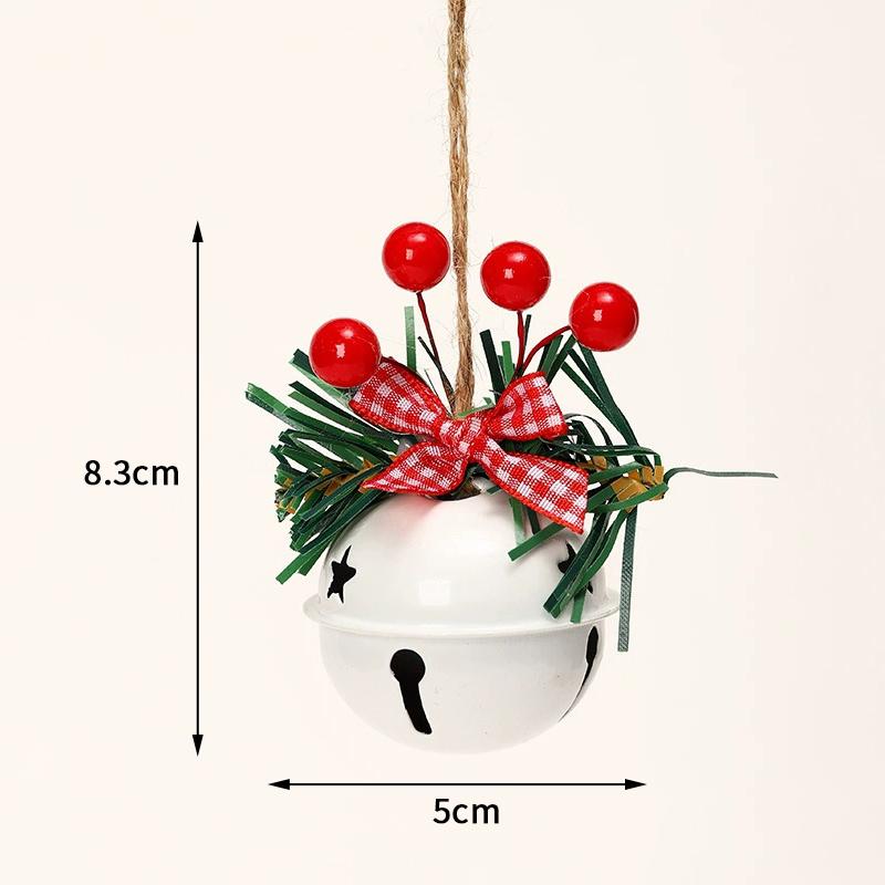 Рождественский колокольчик-подвеска Украшение-подвеска для рождественской елки Фестивальная вечеринка С Рождеством Христовым Украшение для дома 2024