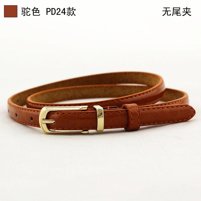 Mary Korean Style Pin Buckle Versatile Dress Belt Female Lady Fine Candy Color Decoration Belt