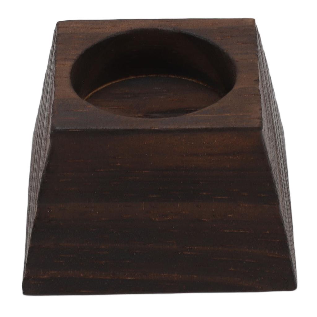 Candle Holder Trapezoid Wood Retro Table Decoration Ornament for Christmas Day Wedding