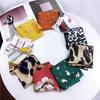 50 Leopard Print Silk Scarves: Versatile Spring/Summer Square Scarves for Women