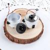 1:12 Miniature Food Play Dolls House Kitchen Toys Zinc Alloy Super Mini Electric Rice Cooker Toy Simulation Small Pot Set
