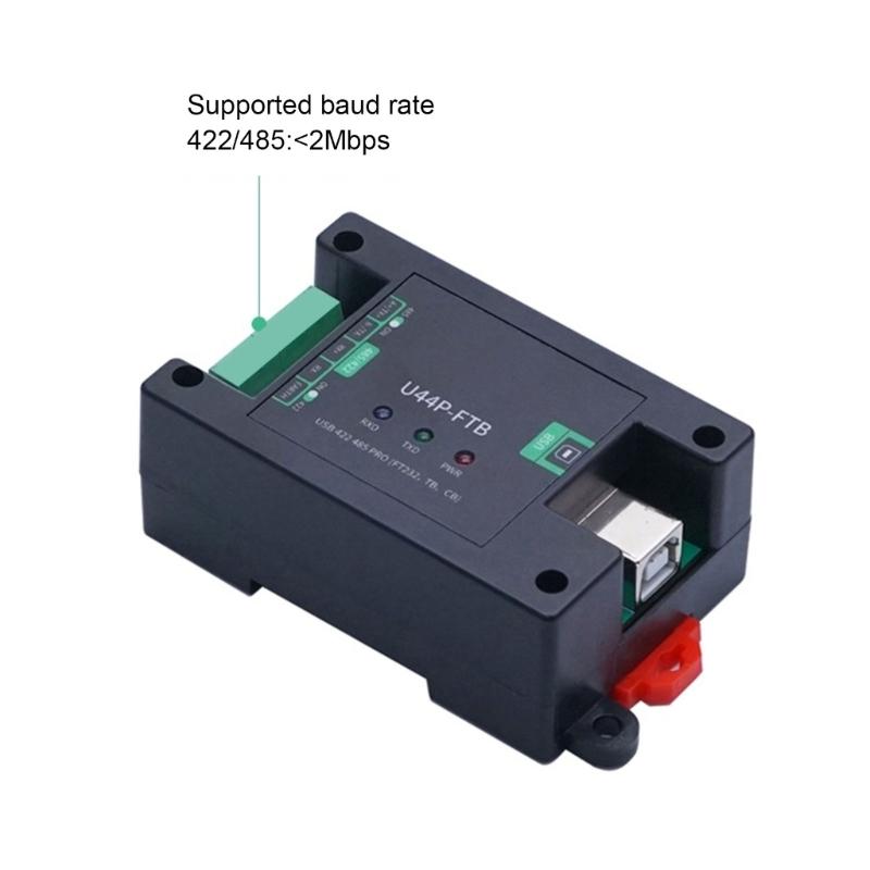 USB to RS485/RS422 Serial Converter Module USB-B DB9 Featuring Signal Isolation Multiple Protections U4P FT1B/U44P FTB