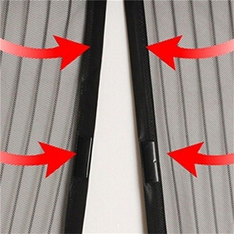 Новая магнитная москитная сетка, летние антижуки, занавески для дверей, сетчатые автоматические закрывающиеся дверные занавески для гостиной, спальни