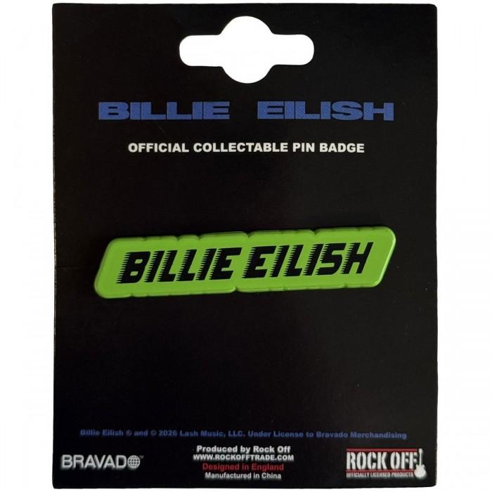 Billie Eilish Pin Racer Logo Badge