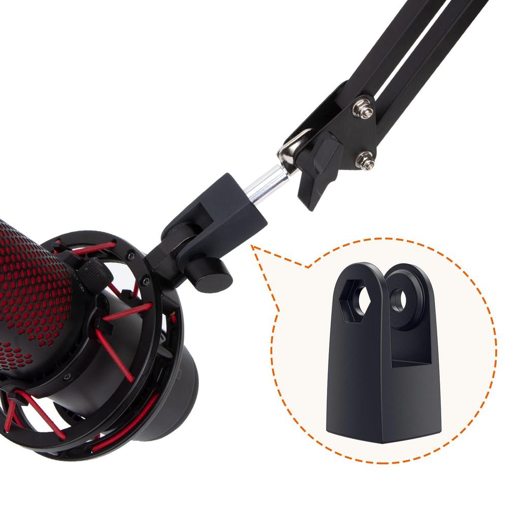 SUNMON Адаптер крепления микрофона для HyperX HyperX QuadCast адаптер крепления дюйм HyperX QuadCast микрофонный держатель-журавль адаптер для микрофонной стойки QuadCast, замена,
