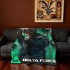 Игровое одеяло D-Delta Force, супер теплое, комфортное, плюшевое, плед, для детей, домашний диван, спальня, подарок