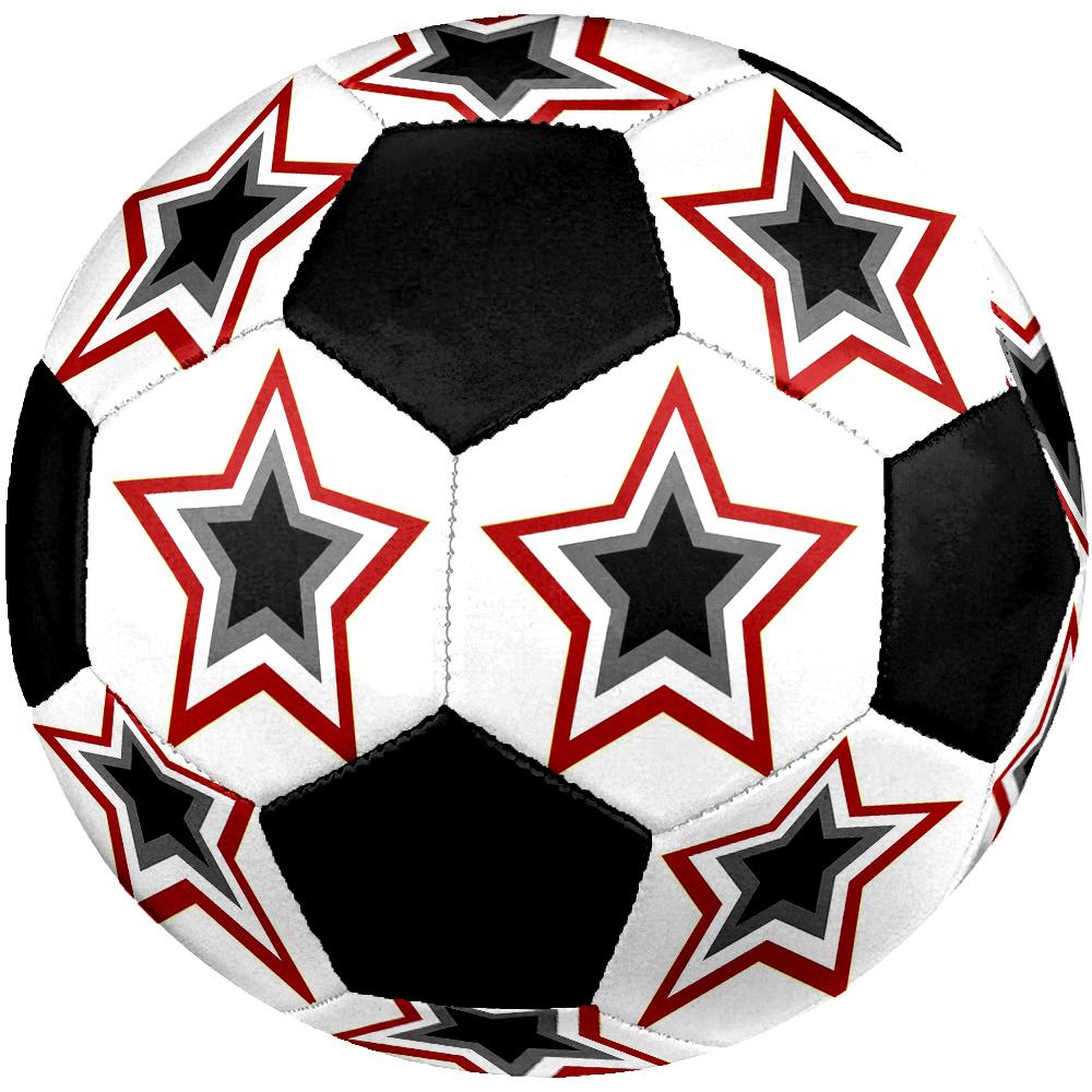 1pc Star Icon Soccer Ball Size 5 Football Machine Sewn Indoor/Outdoor Universal Football Q87