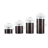 Transparent High Borosilicate Glass Airtight Canisters Various Sizes Household Coffee Storage Jars One-Click Damp-Proof Holders