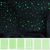 Home Decoration Kids Bedroom Stars Dots Glow In Dark Luminous Wall Stickers Fluorescent Decals