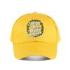 Merry Yule And Happy Solstice Holly Wreath Design Baseball Cap Fashion Unisex Sunhat Womens Outdoor Sports