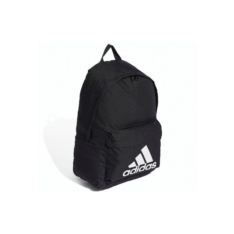 Adidas Classic Logo Polyester Backpack Unisex Backpacks Black FS8332