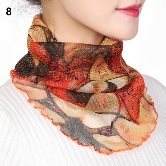 Scarf Shiner Sun Protection Tulle Lightweight Summer Protection Scarf for Travel