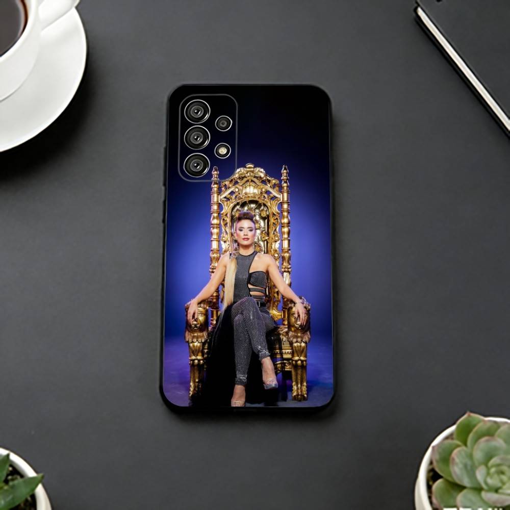 Чехол для телефона La-La Reina Del Flow Для Samsung S25, S24, S21, S22, S23, S30, Ultra, S20, Plus, Fe, Мягкий Силиконовый Черный Чехол