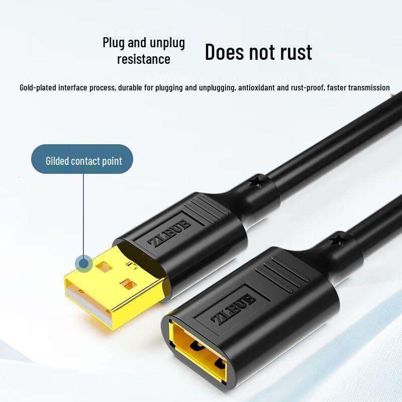 Высокоскоростной USB 2.0 удлинитель, папа-мама