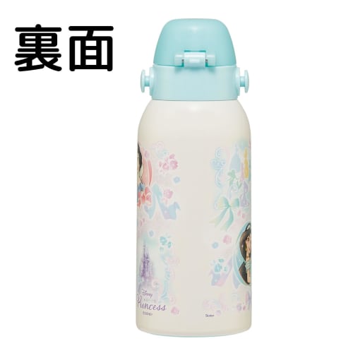 Skater Children's Water Bottle, 600ml, Disney Princess Design, Size 25, Girls, Insulated, Stainless Steel, Lightweight, Sports Bottle, STCH6-A