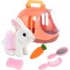 Keygers Moving Hello Mini Pet 7-piece Set, 18cm, Rabbit, Popular Toys for Korean Children