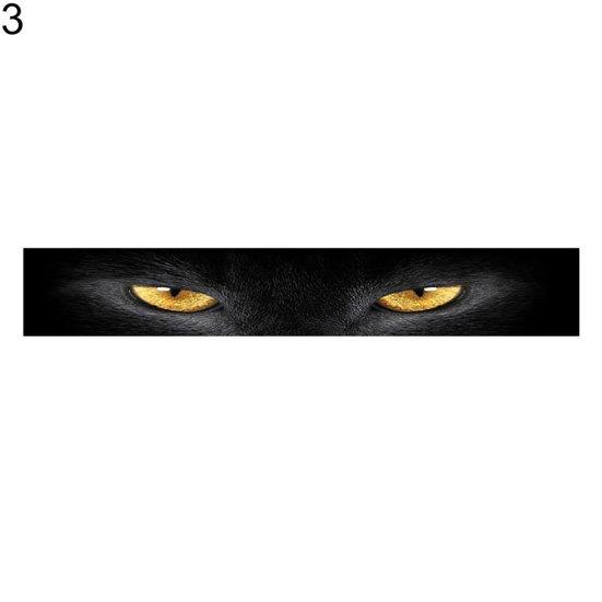 Переднее лобовое стекло автомобиля 3D творческие глаза череп наклейка ветровое стекло наклейка декор