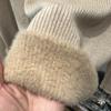 Женский свитер с полувысоким воротом, осенне-зимний повседневный вязаный универсальный свитер с толстым бархатным утеплителем, однотонный пуловер
