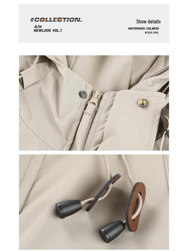 2024 Весна/Осень Корейский стиль Куртки для улицы с капюшоном для мужчин и женщин