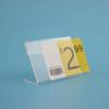 Shop Counter 25Pcs Acrylic Mini Clear Display Stand Table Decoration Label Holder Price Tag