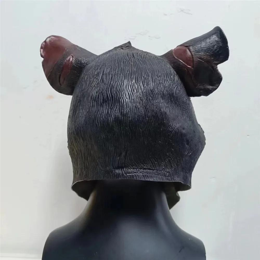 Маска животного-мыши латексная полнолицевая маска косплей забавный шлем-мышь головной убор реквизит для костюма на Хэллоуин